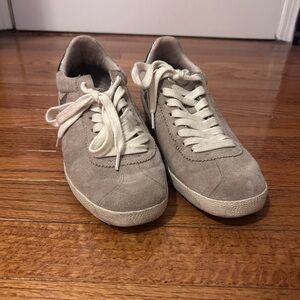 Ash Beige Suede Women's Sneakers